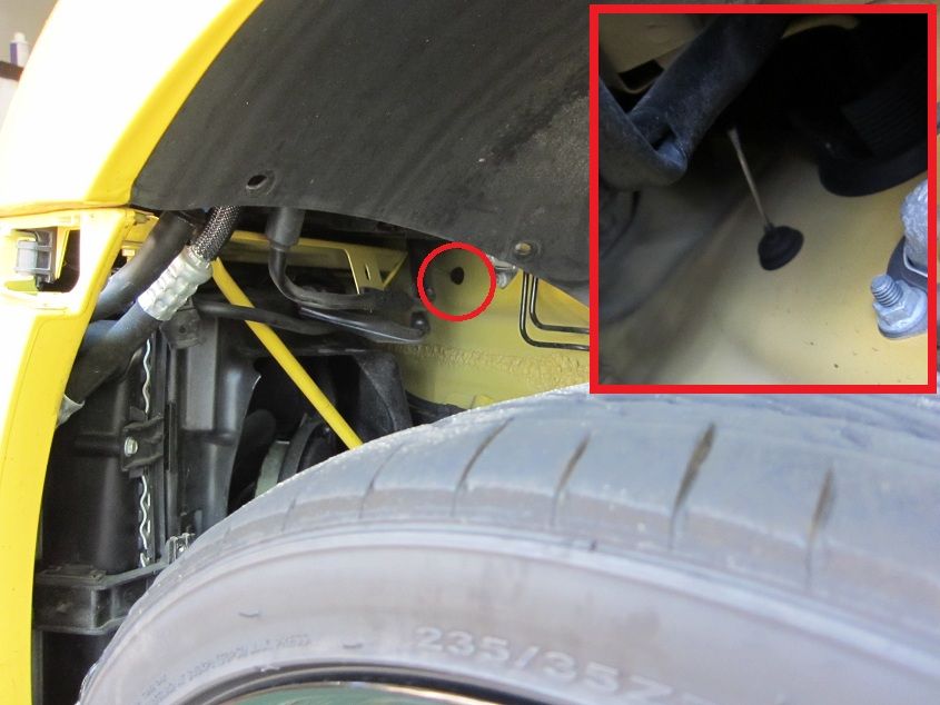 2001 Porsche Boxster Emergency Trunk Release stonefasr